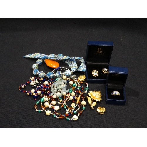 9 - A Box Of Costume Jewellery