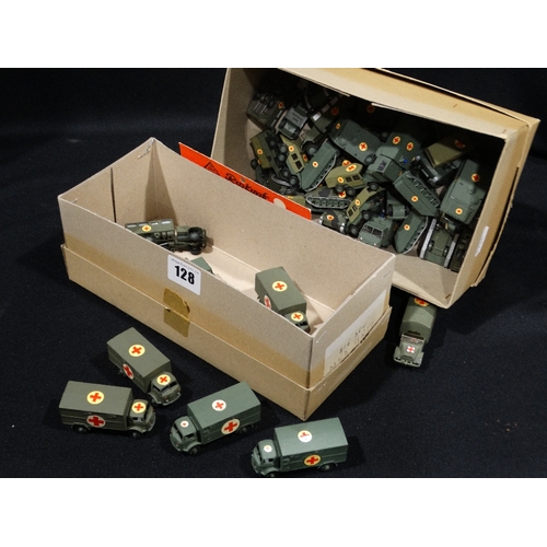 128 - A Qty Of Roskopf Toy Military Vehicles