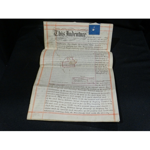 132 - Of Local Interest A 19thc Indenture Relating To The Marquis Of Anglesey