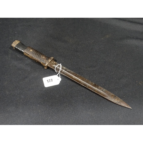 177 - A 2nd World War K98 Bayonet Marked Jetta & Scheerer