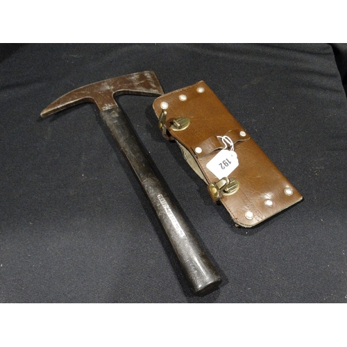 192 - A 2nd World War Rubber Handled Chillington Arpax Rescue Axe