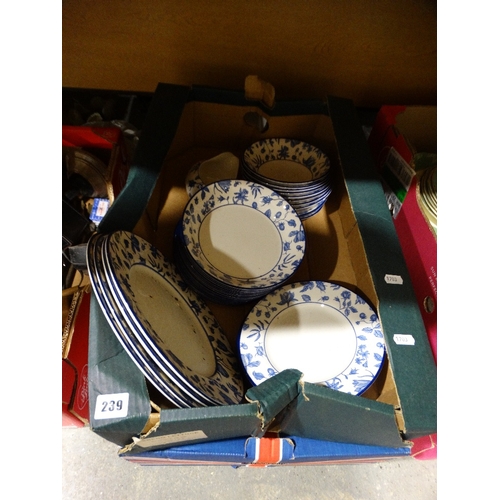 239 - Two Boxes Of Dinnerware