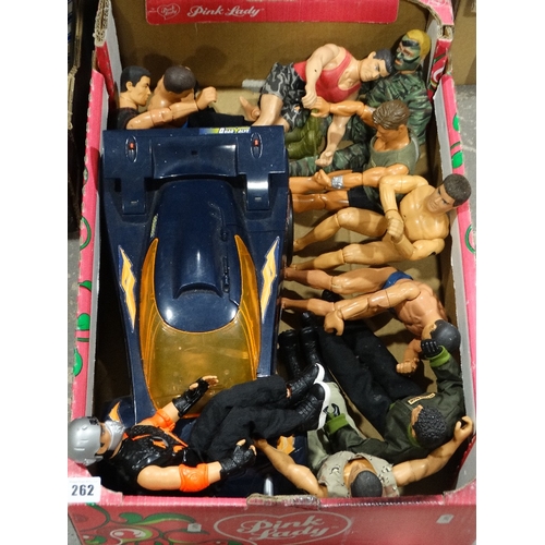 262 - A Box Of Action Man Figures