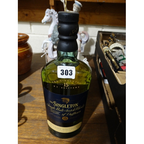 303 - A Bottle Of 15yr Old The Singleton Single Malt Scotch Whisky