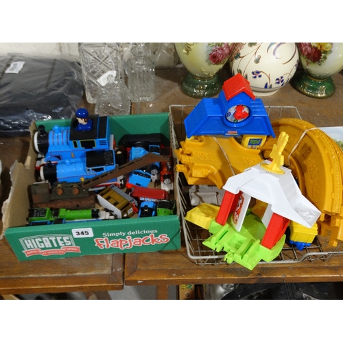 345 - A Qty Of Thomas The Tank Engine Toys & Track