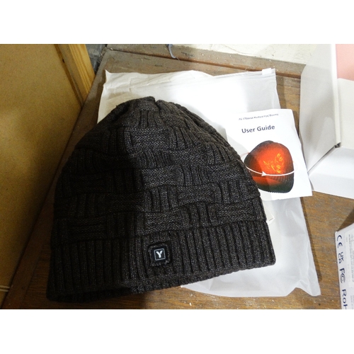 353 - A New & Packaged Heated Cycling Hat