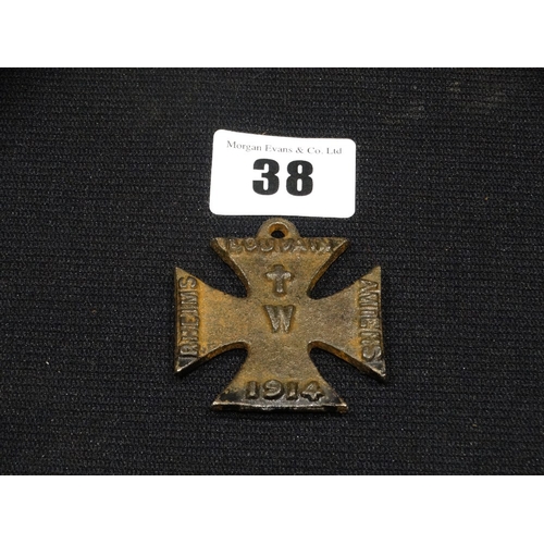 38 - A 1st World War Anti German Propaganda Medal