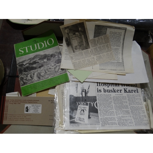 380 - A Portfolio Of Ephemera Relating To Karel Lek MBE