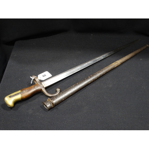 40 - An 1874 French Bayonet