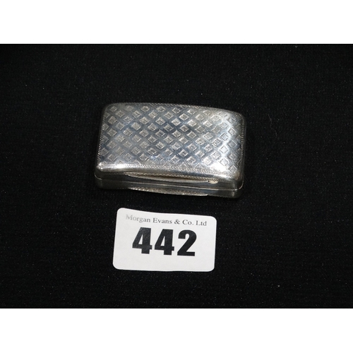 442 - A Silver Snuff Box