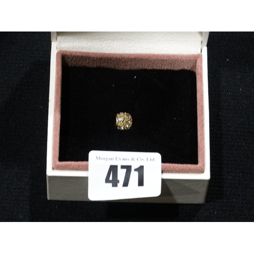 471 - A 14ct Gold Pandora Bracelet Charm