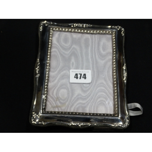 474 - A Silver Bordered Photograph Frame