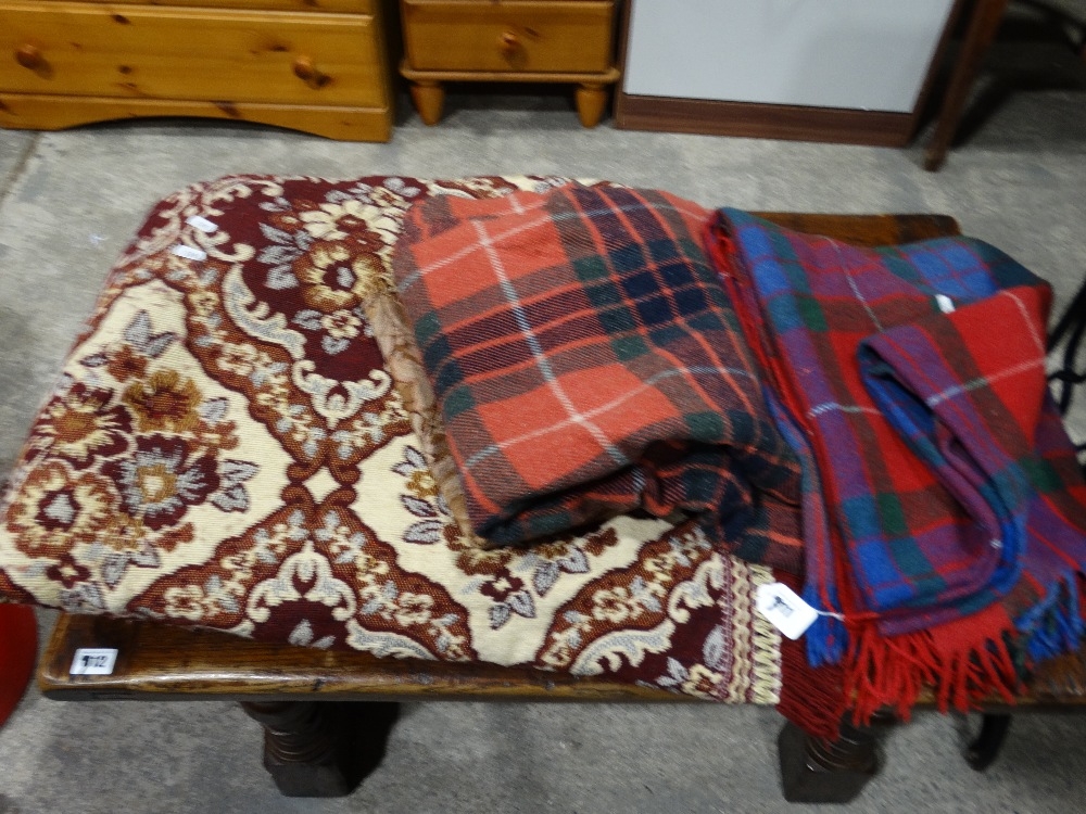 A Qty Of Woollen Bed Covers