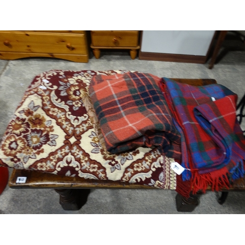 A Qty Of Woollen Bed Covers