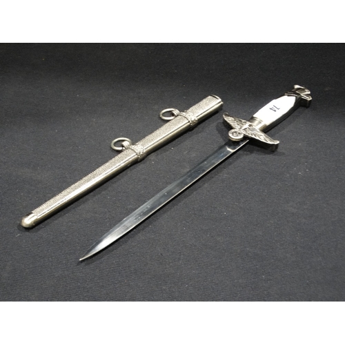 74 - A Reproduction German Govt Official Officer Dagger