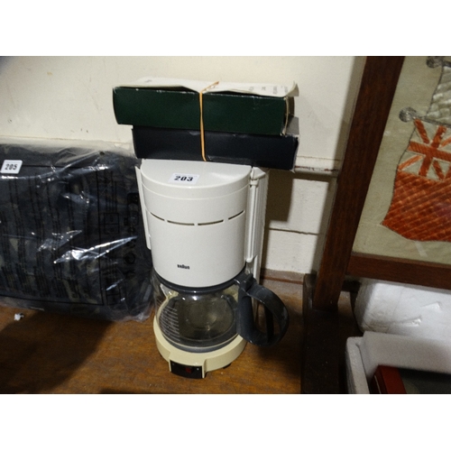 A Braun Coffee Maker