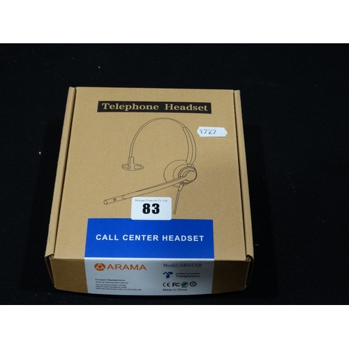 83 - A New & Boxed Telephone Headset