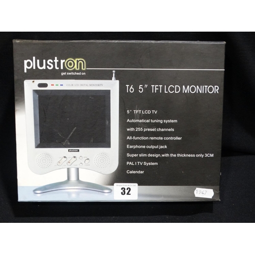 32 - A Five Inch Lcd Monitor