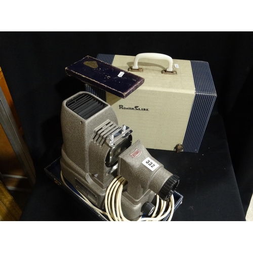 A Vintage Slide Projector