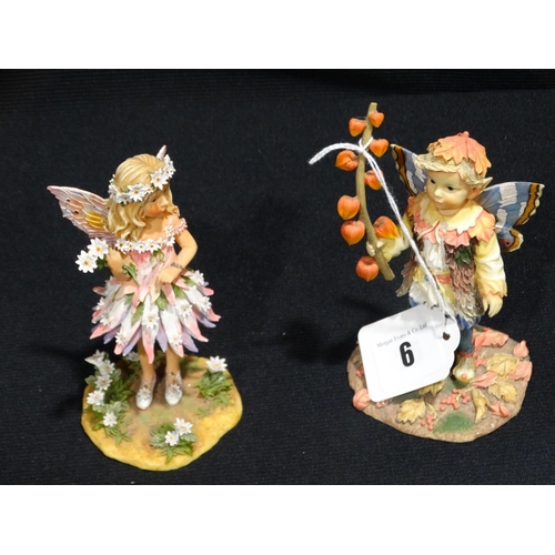 6 - Two Leonardo Fairie Figures