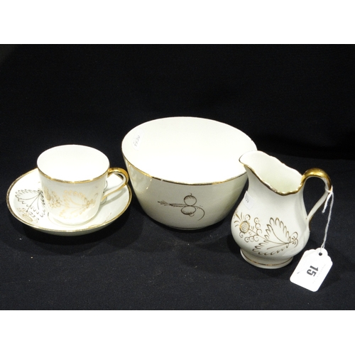 15 - A Victorian Gilt Decorated Breakfast Set