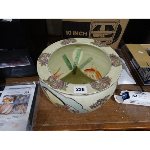 A Late 20thc Oriental Fish Bowl