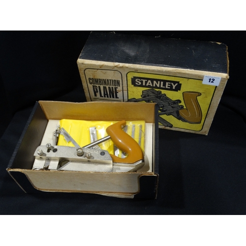 12 - A Boxed Vintage Stanley Combination Plane