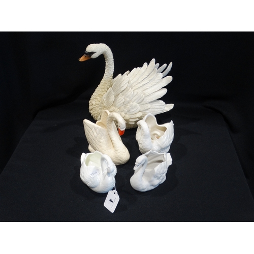 4 - A Collection Of Swan Ornaments