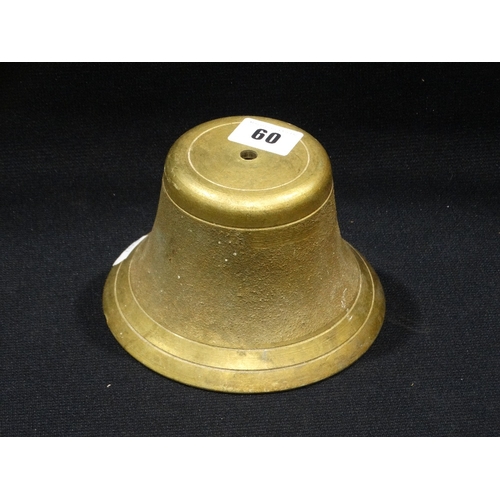 60 - A 1950s Brass Fire Engine Bell