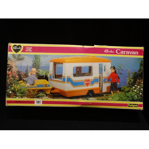 131 - A Vintage Sindy Accessory Set, Sindy`s Caravan