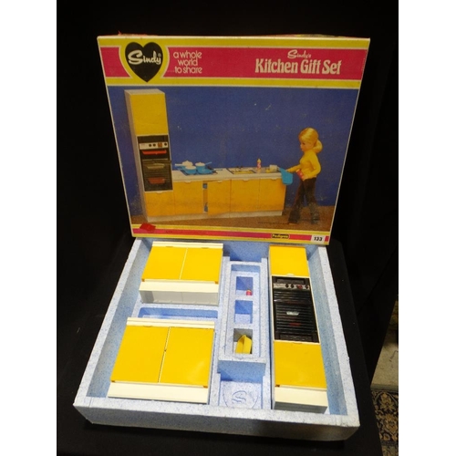 133 - A Vintage Sindy Accessory Set, Sindy`s Kitchen Gift Set,