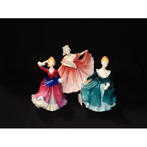 294 - Three Royal Doulton China Figures