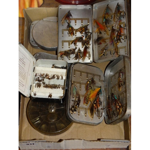 317 - A Good Qty Of Vintage Fly-Fishing Hooks Including Allcock