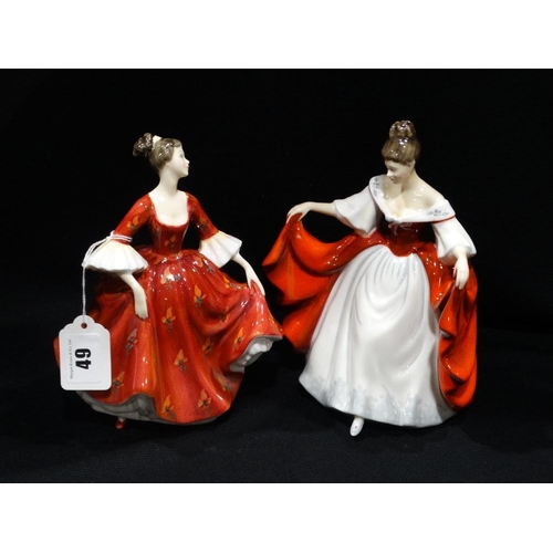 49 - Two Royal Doulton Figures, 