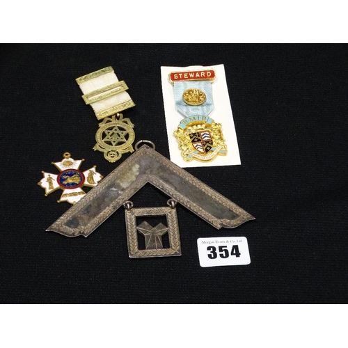 A Bag Of Masonic Badges