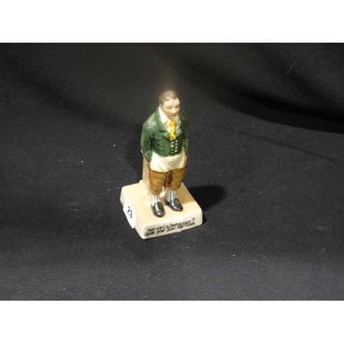 23 - A Reproduction Staffordshire Pottery Figure