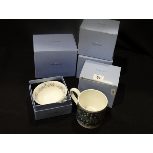 31 - A Qty Of Boxed Wedgwood Gift Items (5)