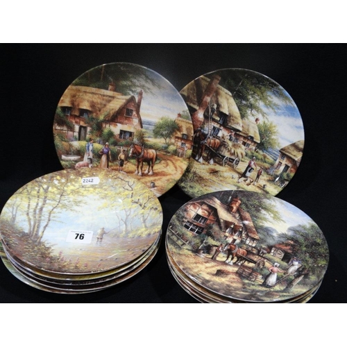 76 - A Qty Of Collectors Wall Plates