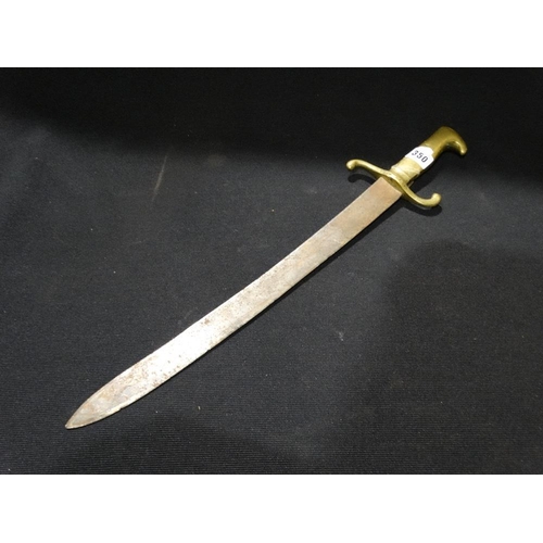 350 - A Brass Hilt Short Sword