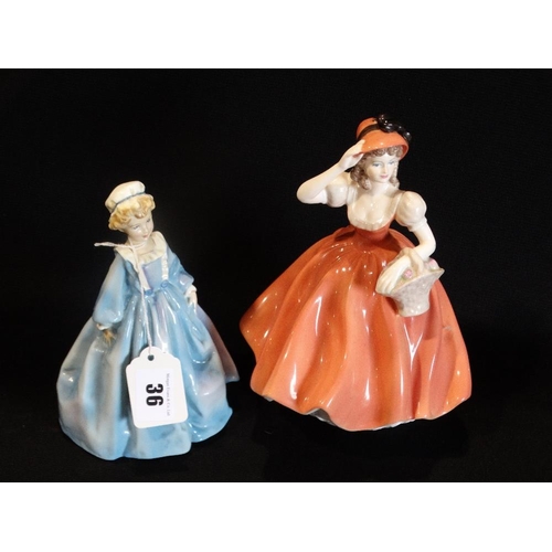 36 - A Coalport Figure 