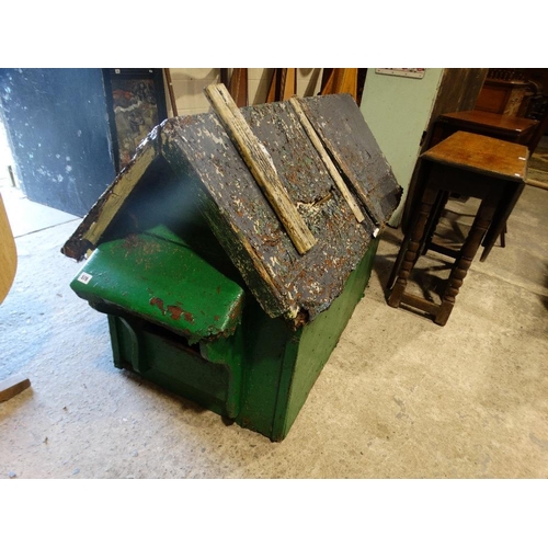 A Vintage Wooden Dog Kennel