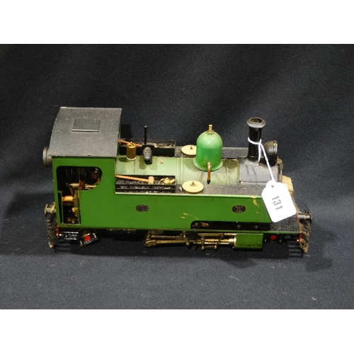 131 - A TMHLR Model Locomotive, Merlin, 0 Gauge
Model Train