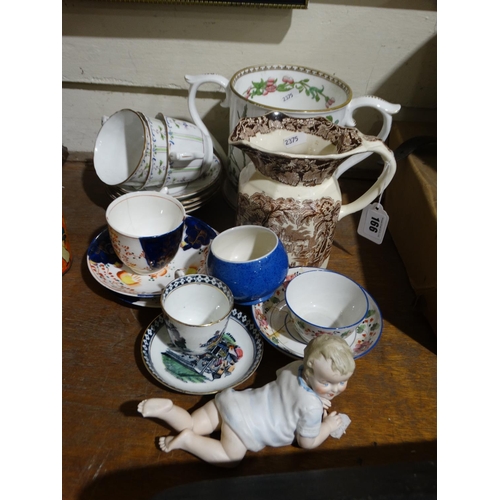 166 - A Group Of Mixed Ceramics To Include Masons Ironstone & Moorcroft