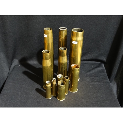 182 - A Quantity Of Brass Shell Cases