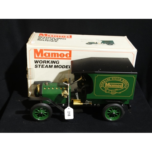 218 - A Boxed Mamod Working Steam Model, DV1