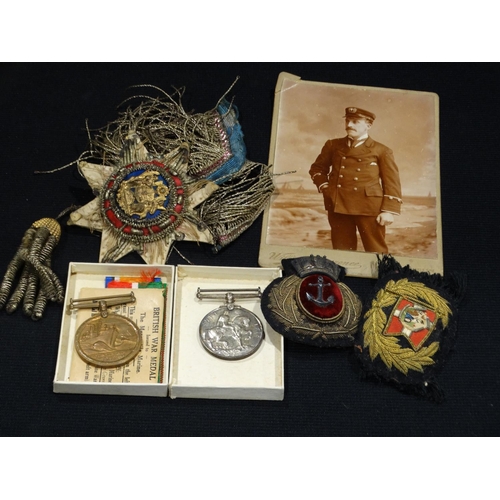 251 - A Mercantile Marine War Medal, Together With A British War Medal For William Thomas, Together With A... 