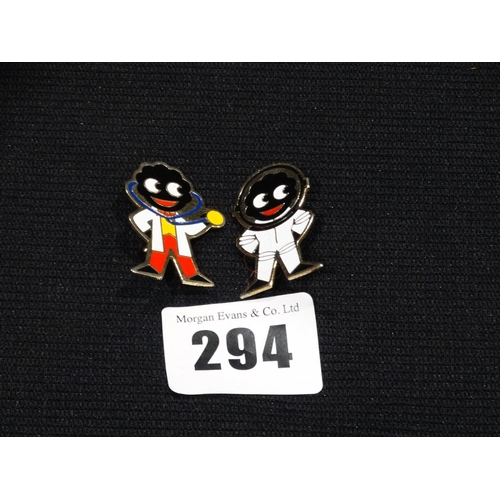 294 - Two Robertsons Jam Pin Badges, Doctor & Astronaut