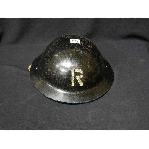 425 - A World War II Steel Helmet