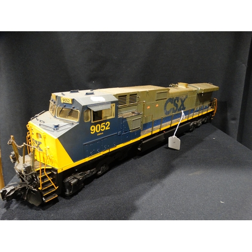 112 - An Aristocraft 23001 CSX Diesel Locomotive (G/1 Scale) Model Train