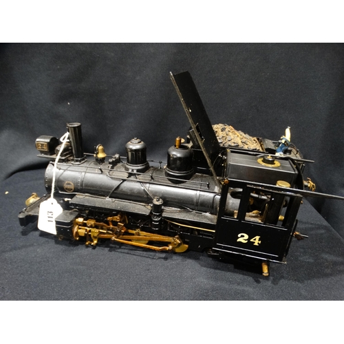 113 - A Roundhouse Engineering 0 Gauge Live Steam Locomotive & Tender (Baldwin 24 SR & RL)
Model Train